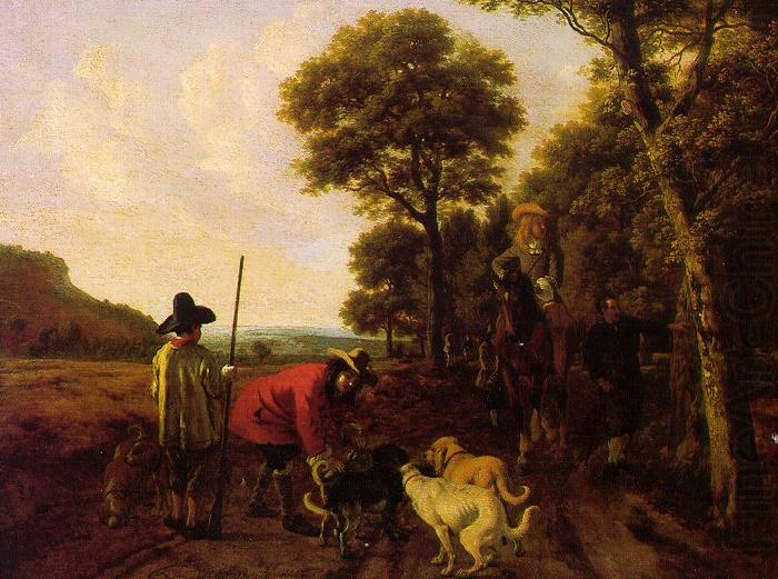 Hunters and Dogs, Ludolf de Jongh